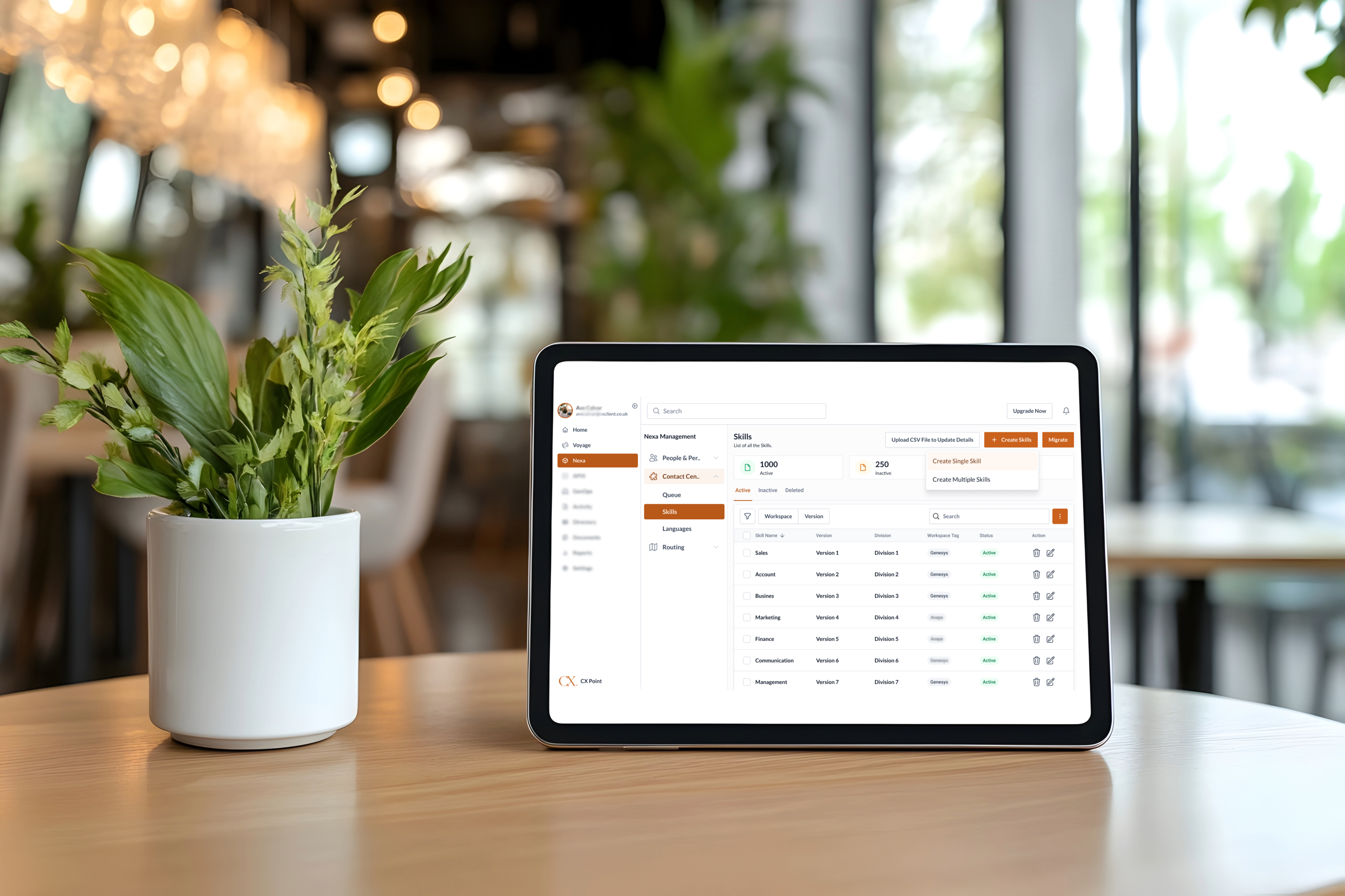 NEXA – Smart Cloud Contact center software management platform​